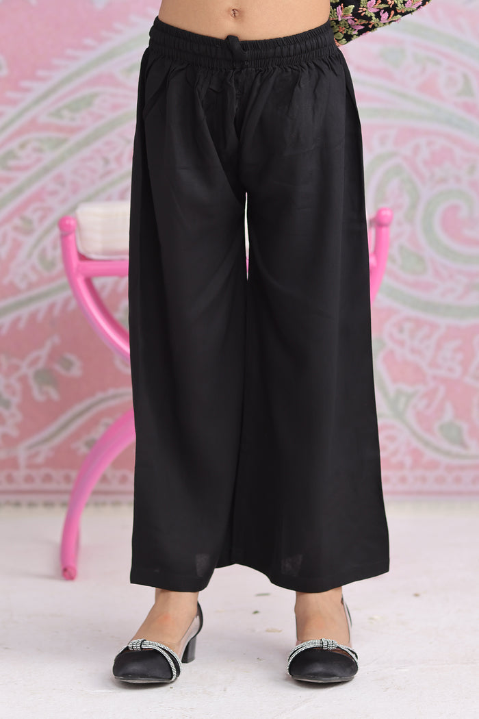 Kids Cotton Bottoms - Black