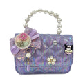 Lola & The Boys Lavender Charm Pearl Purse