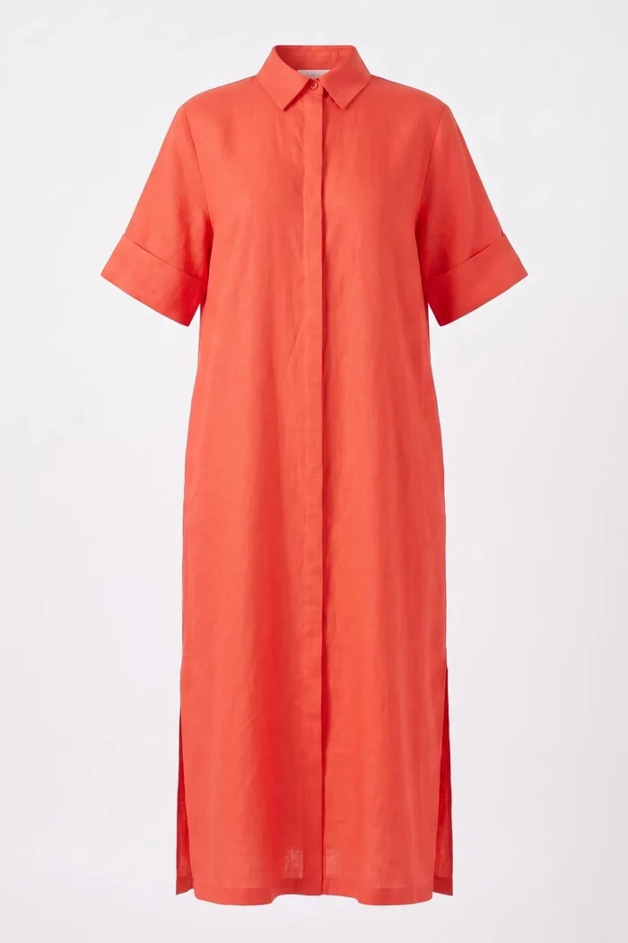 Ленена дълга рокля с прилепнал силует VIPART VIPART Roberto Fashion Store Dress VPR0907DRSSLMLNG-40 40