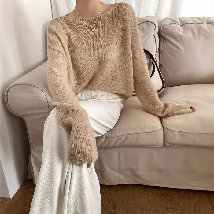 Loose Blouse Thin Short Top - Livefree