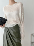 Loose Blouse Thin Short Top - Livefree