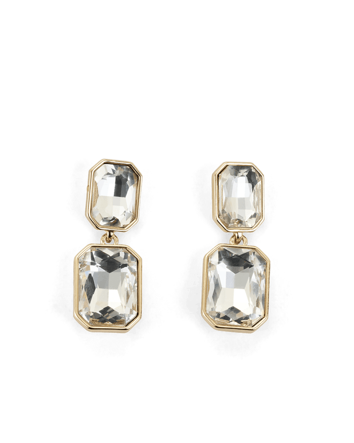 MATILDA EARRING - GOLD-DIAMANTE-JEWELLERY-Billini-Billini