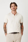 Мъжка поло тениска за всякакви поводи в бежов цвят Medicine Roberto Fashion Store T-shirt RS25POMA01-08M-M M