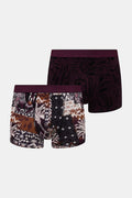 Men's cotton boxers in black - 2-pack