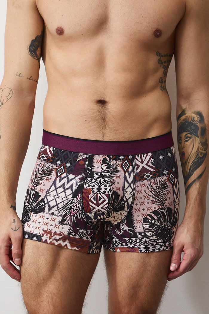 Men's cotton boxers in black - 2-pack