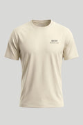 Мъжка тениска с щампа - Екрю Boston Roberto Fashion Store T-shirt MAY83007431-S S