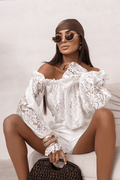 Дамска блуза MIA тип „испанка“ от дантела - екрю LaBalancia Roberto Fashion Store Set 5907378521579 S