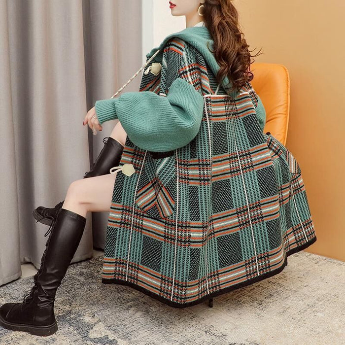 Mid-length Loose And Lazy Style Extra Thick Sweater Cardigan For Women - Livefree