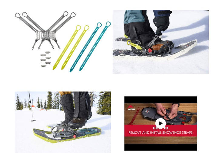 MSR Snowshoe Accessory Binding Mesh Straps for Paradigm, Paraglide or Paragon