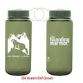 Nalgene 16oz Wide Mouth Water Bottle Oil Green/White