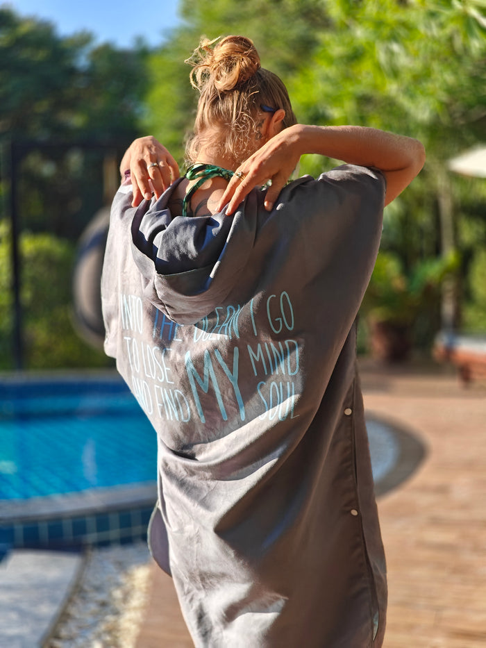 Ocean IQ Suede Beach Towel Poncho