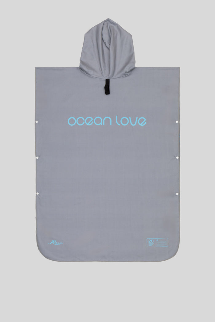 Ocean Love Suede Beach Towel Poncho