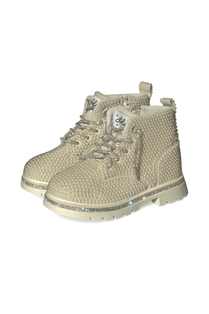 Lola + The Boys Accessories Pearl Dream Combat Boots