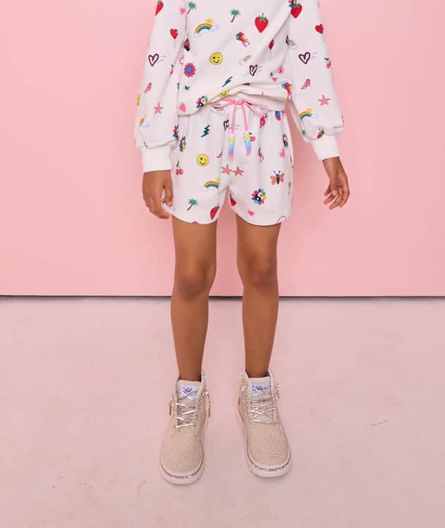 Lola + The Boys Accessories Pearl Dream Combat Boots