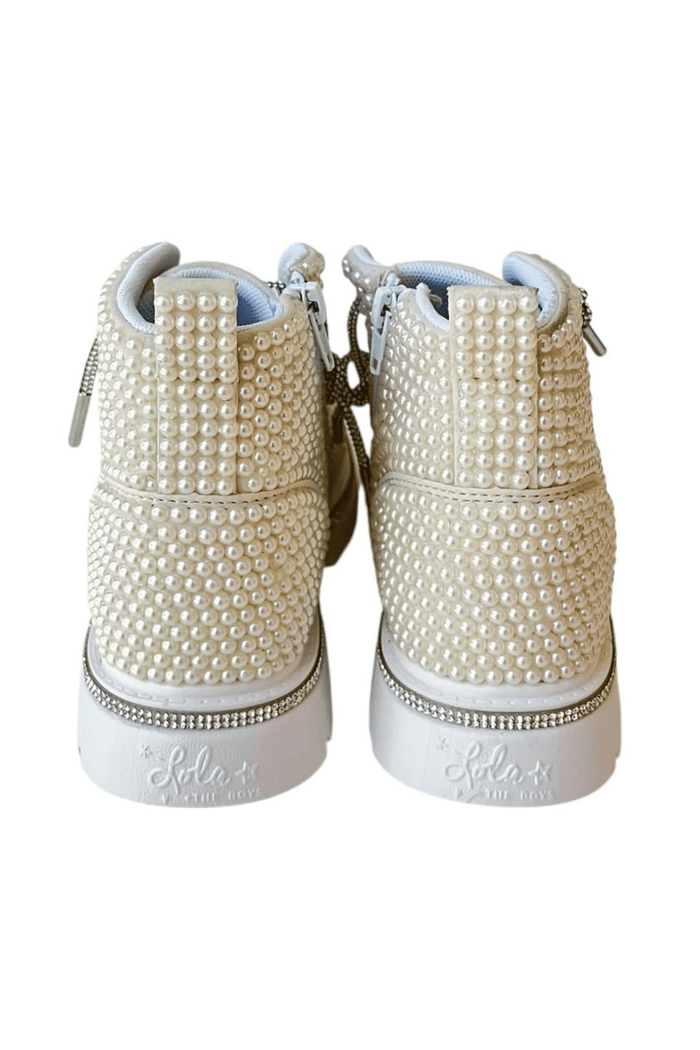 Lola + The Boys Accessories Pearl Dream Combat Boots