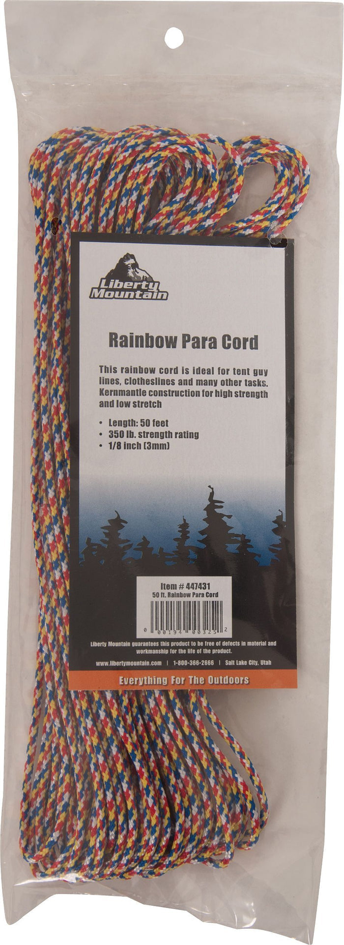 Peregrine 50 FT RAINBOW CORD