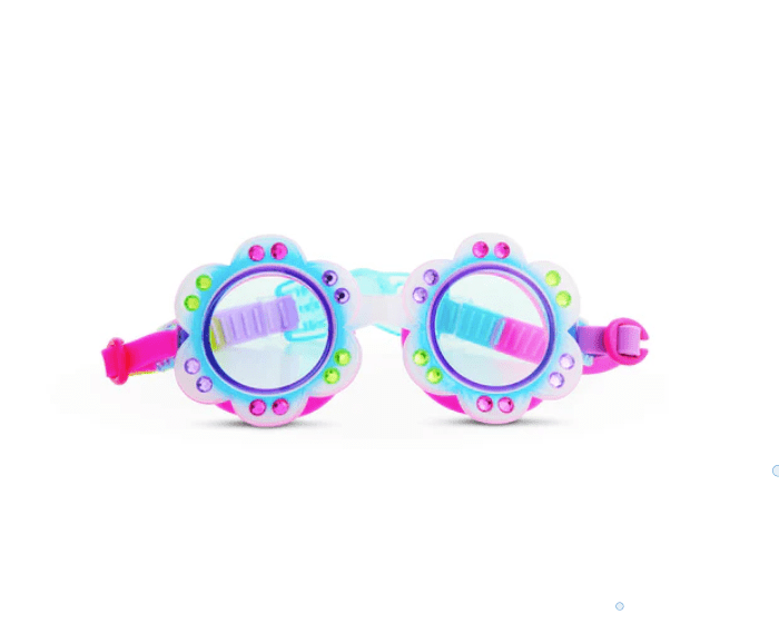 Bling2o Accessories Blue Petals Girl Kids' Swim Goggles