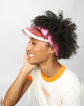 Pink Transparent Sun Visor