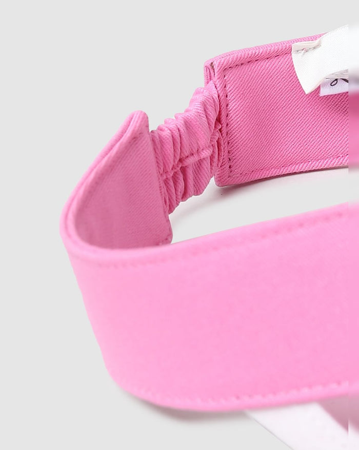 Pink Transparent Sun Visor