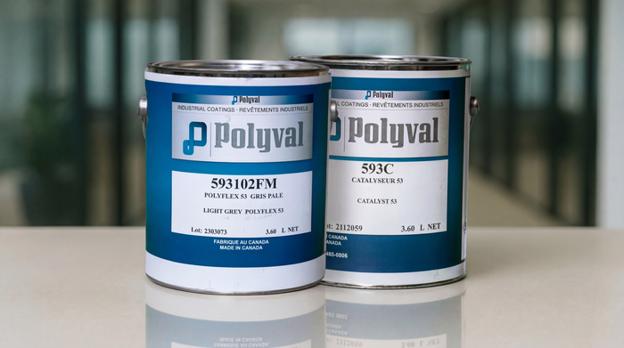 Polyflex 53 FM, Fire & Waterproofing Paint (Base: 3.60L, Activator: 3.60L)