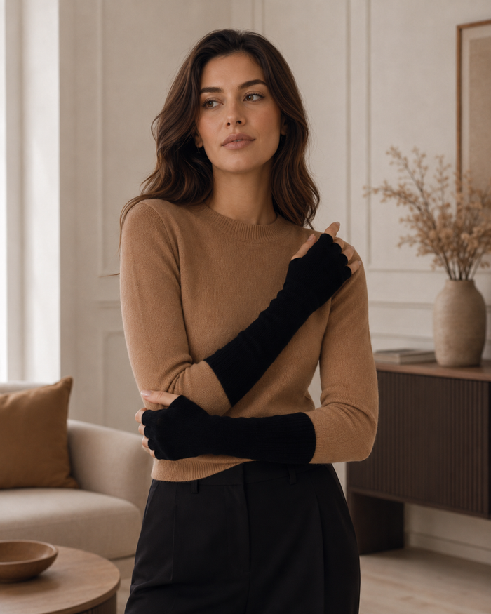 Pure Cashmere Arm Warmers