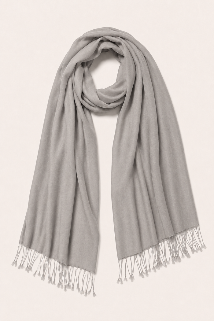 Pure Cashmere Shawl - Dove