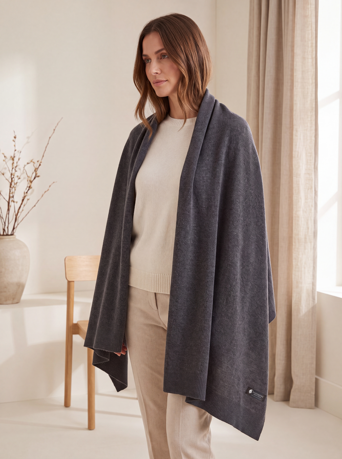 Pure Cashmere Travel Throw