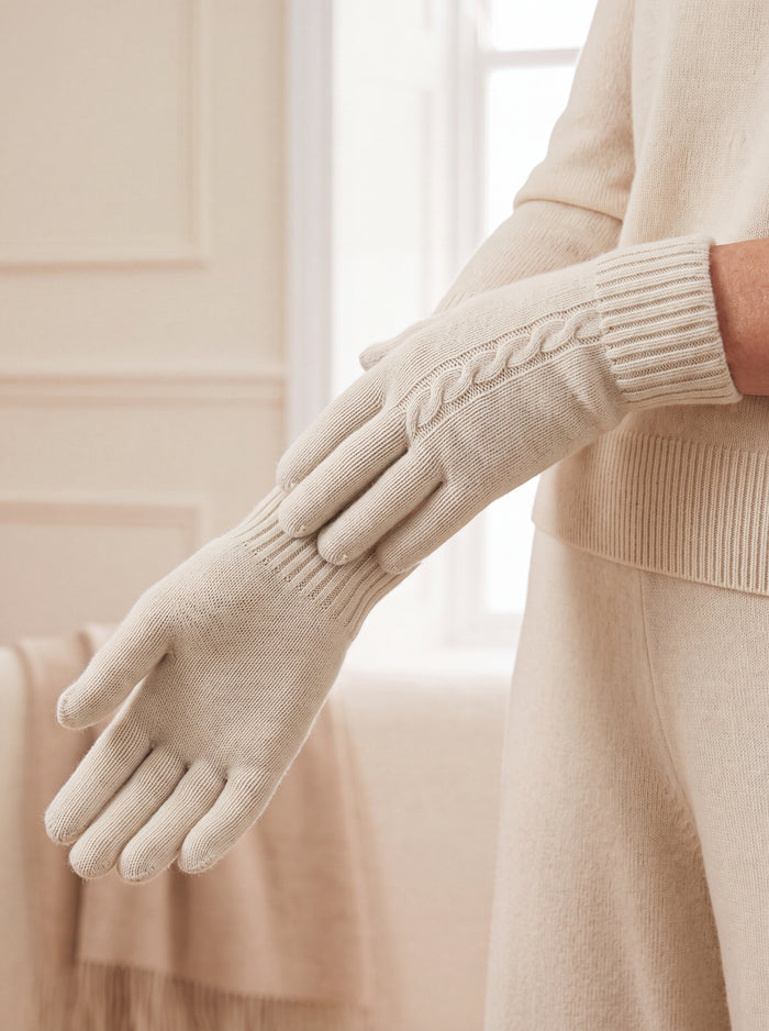 Pure Cashmere Unisex Gloves