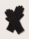 Pure Cashmere Unisex Gloves - Black