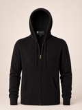 Pure Cashmere Unisex Hoodie - Black