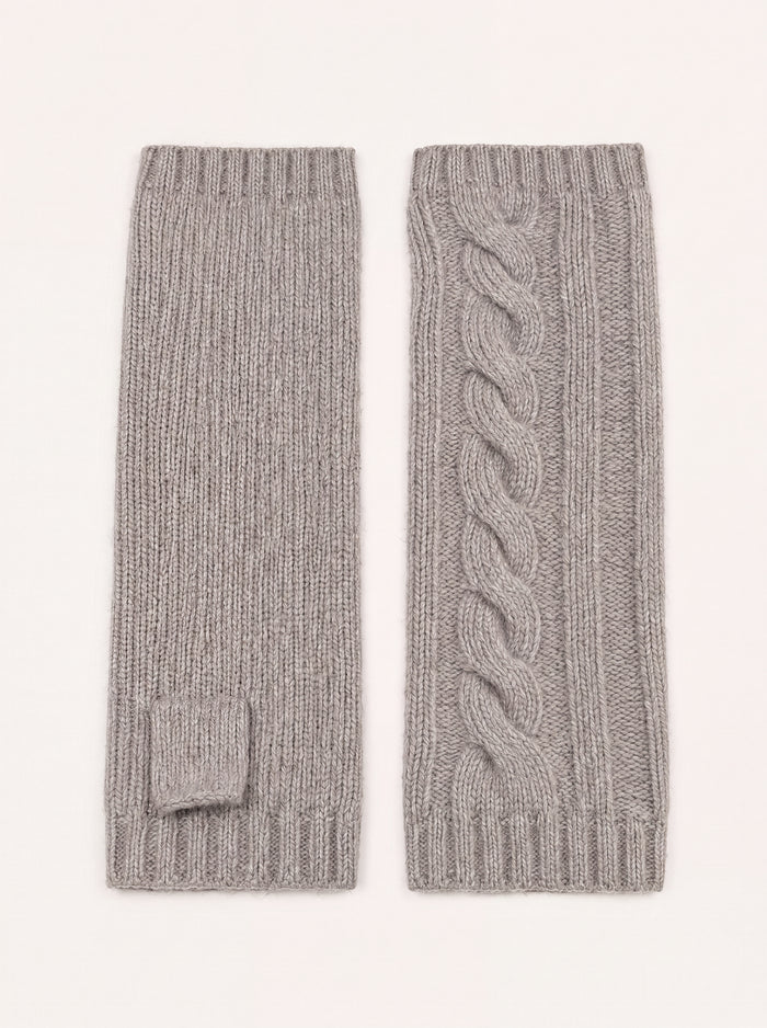 Pure Cashmere Wristlet - Charcoal