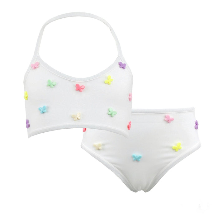 Lola + The Boys Rainbow Butterfly Bikini