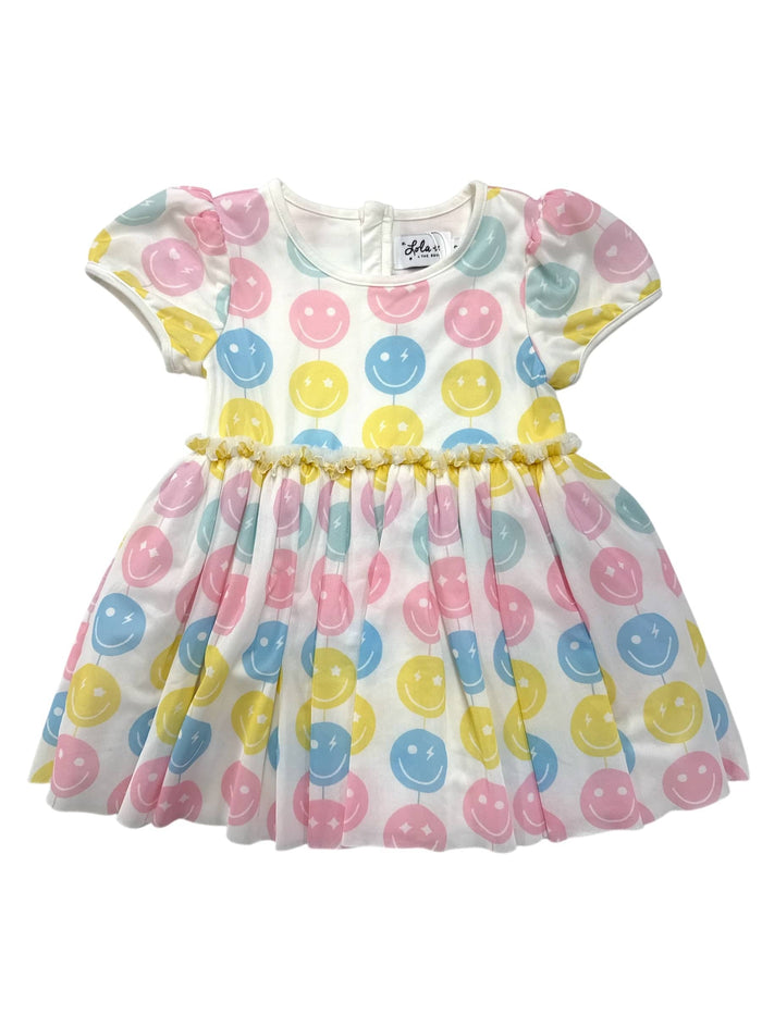 Lola + The Boys Dress 2 Rainbow Emoji Dress