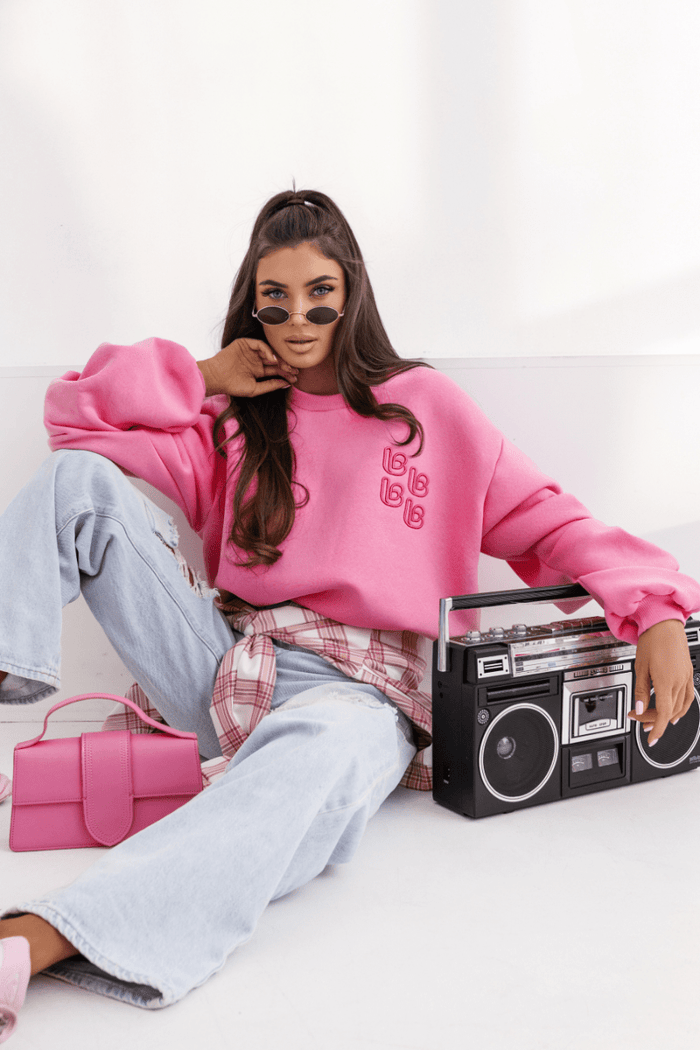 Дамска блуза REMY - розова, памук с еластан, универсален размер LaBalancia Roberto Fashion Store Set 5907378518821 UNI