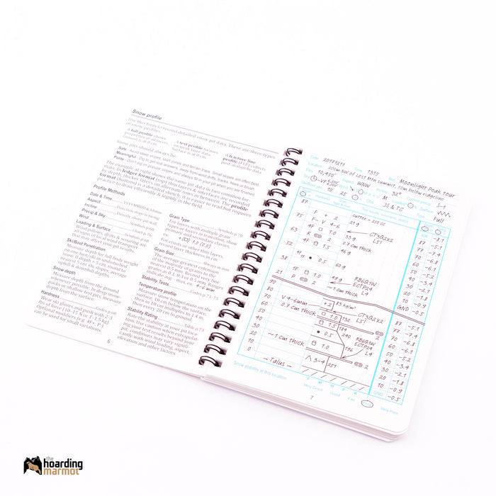 SnowPit Technologies Snow & Avalanche Field Notebook