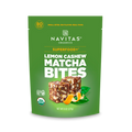 Navitas Organics Lemon Cashew Matcha Superfood+ Bites package on a white background