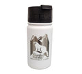 The Hoarding Marmot 12oz Fifty/Fifty Steel Insulated Water Bottle- Winter White