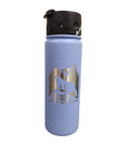 The Hoarding Marmot 20oz Insulated Fifty/Fifty Periwinkle colored Water Bottle.