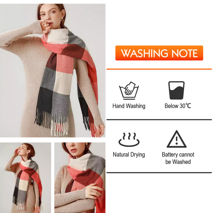 Thermal Multifunctional Electric Heating Scarf Women's Shawl Charging Heating - Livefree