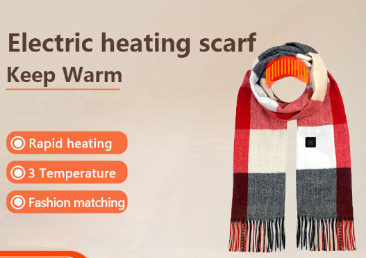 Thermal Multifunctional Electric Heating Scarf Women's Shawl Charging Heating - Livefree