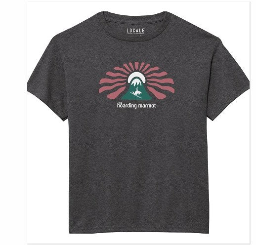 THM Youth Classic Short Sleeve Tee- Heather Black