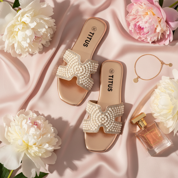 Blush Luxury Flat Lay Rose Gold