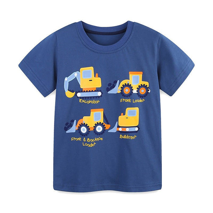 Toddler/Kid Boy Construction Trucks T-shirt and Shorts Set