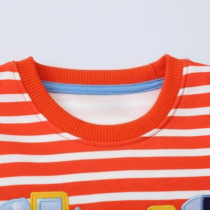 Toddler/Kid Boy's 4 Cartoon Vehicle Design Sweatshirt