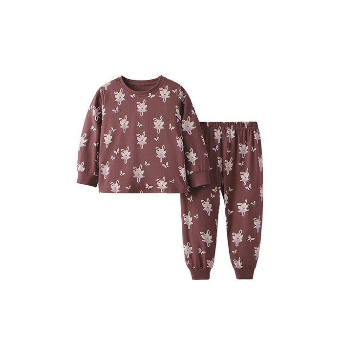 Toddler/Kid Girl Butterfly Fairy Print Top and Pants Pajama Set