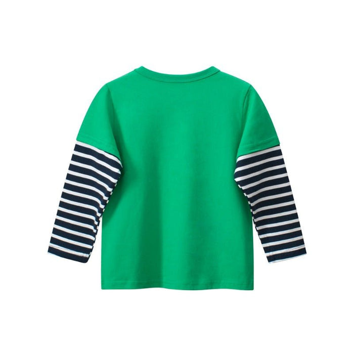 Toddler/Kid Girl Long Sleeve "You Are The Best" Print Design Green T-Shirt