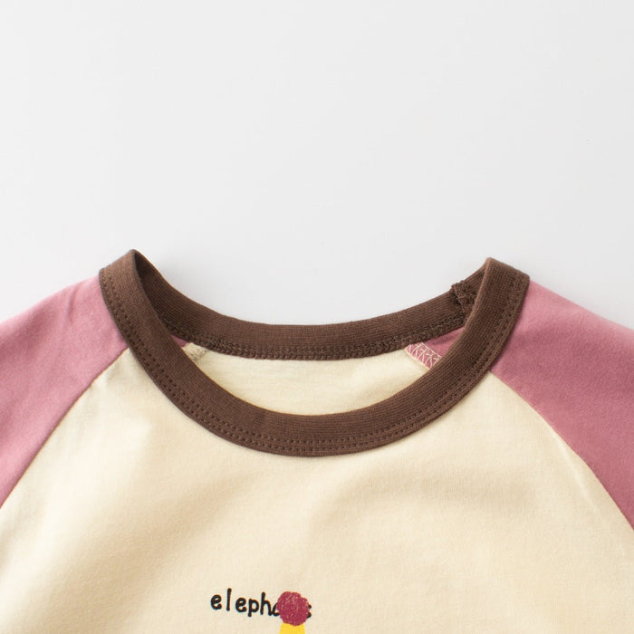 Toddler/Kid Girl Pink Elephant T-shirt