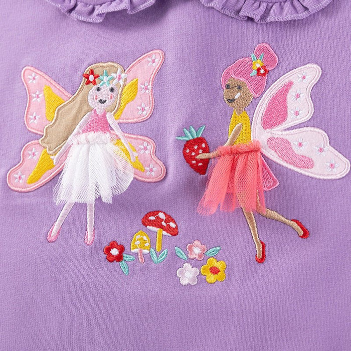 Toddler/Kid Girl Two Cute Fairies Design Sweatshirt and Leggings Set