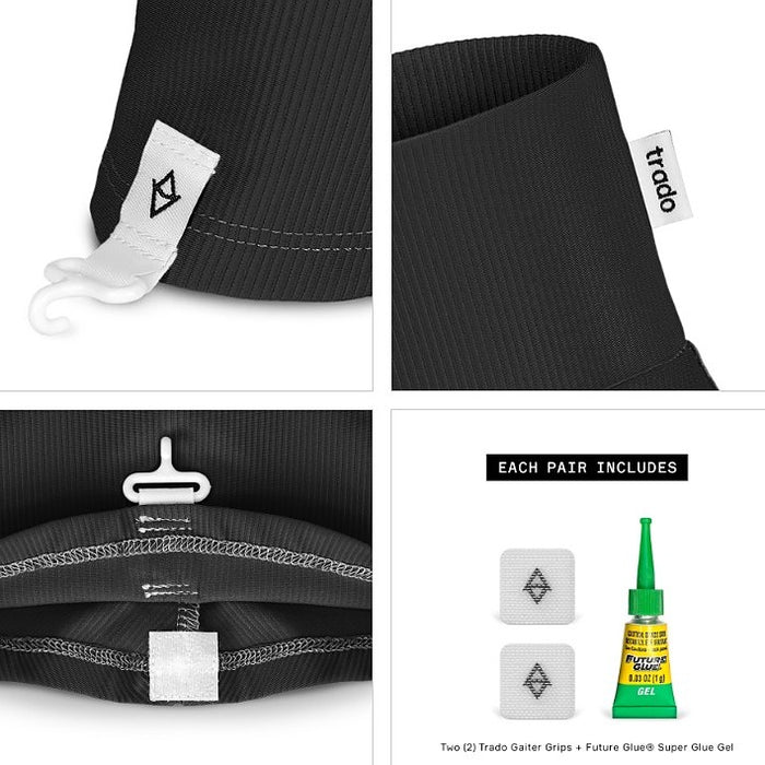 Trado Trail Gaiters-Black