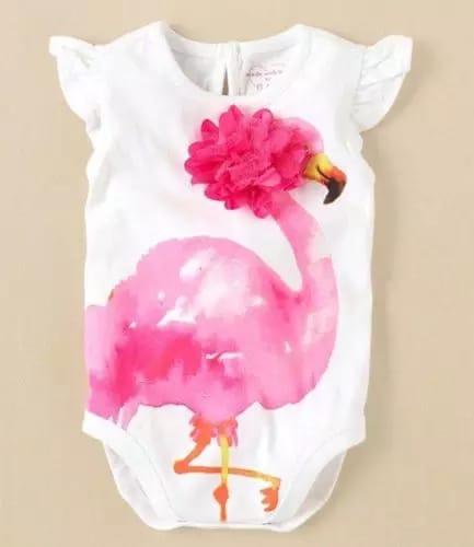 White Flamingo Romper